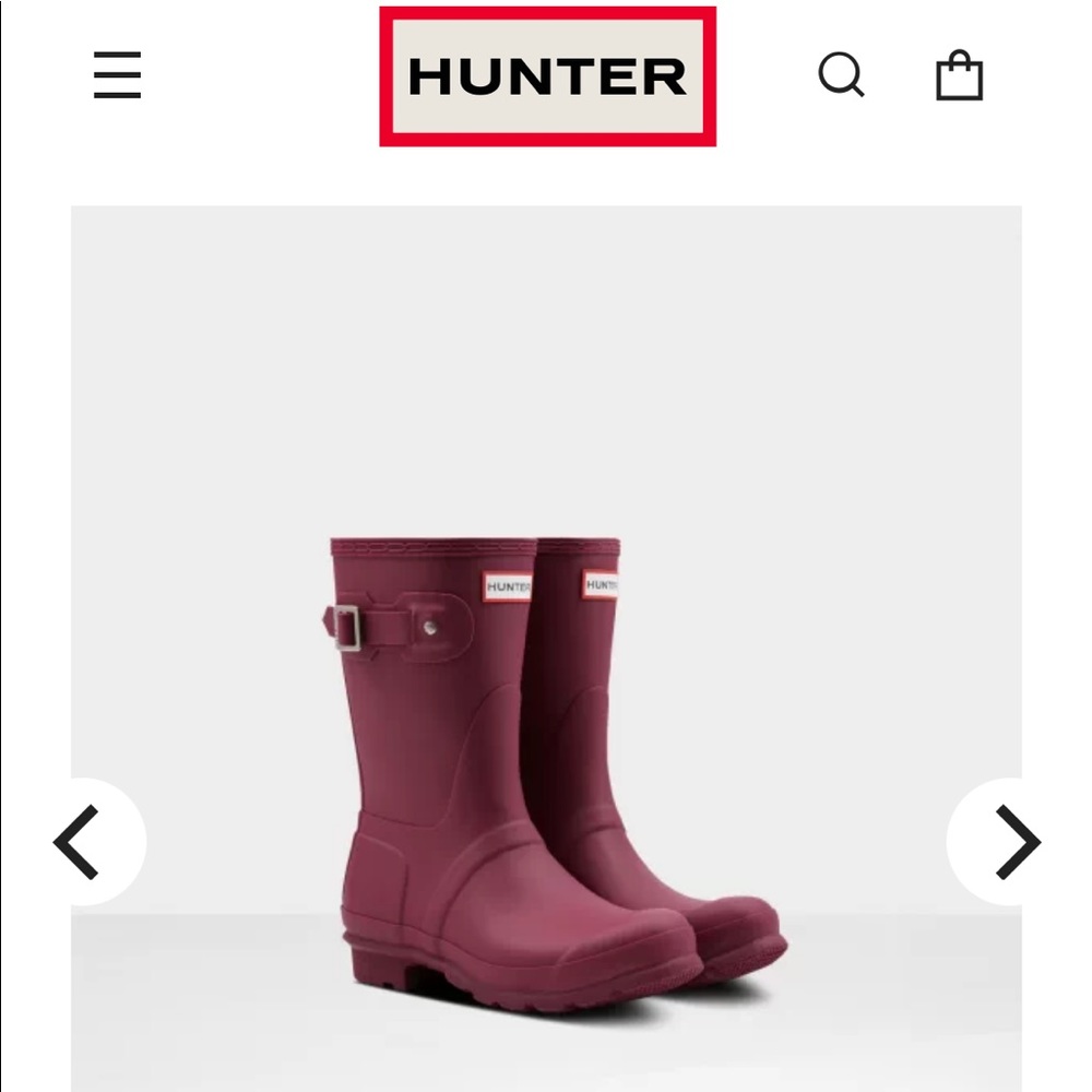 HUNTER BOOTS ORIGINAL SHORT— OUT OF STOCK ONLINE